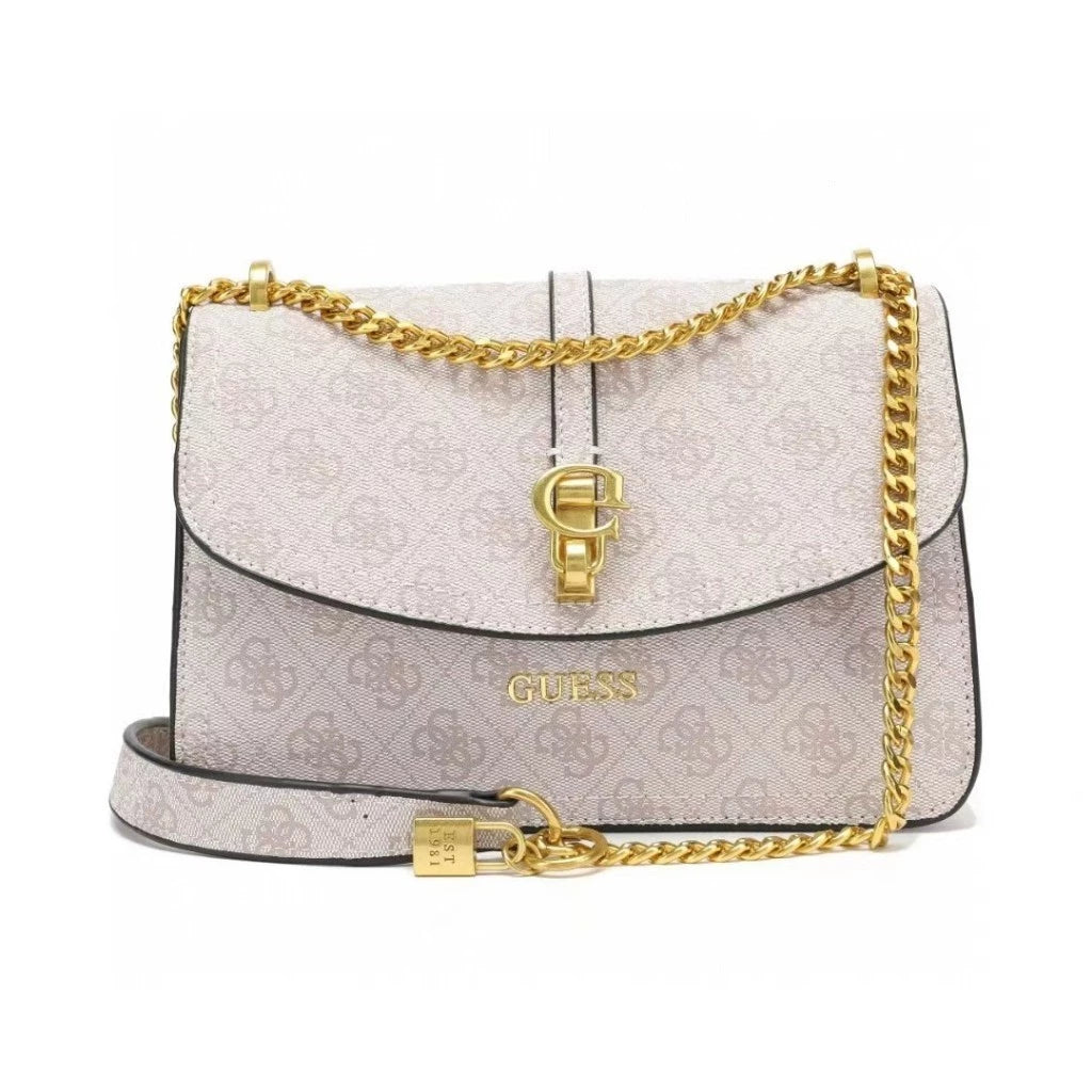 GS James logo handbag