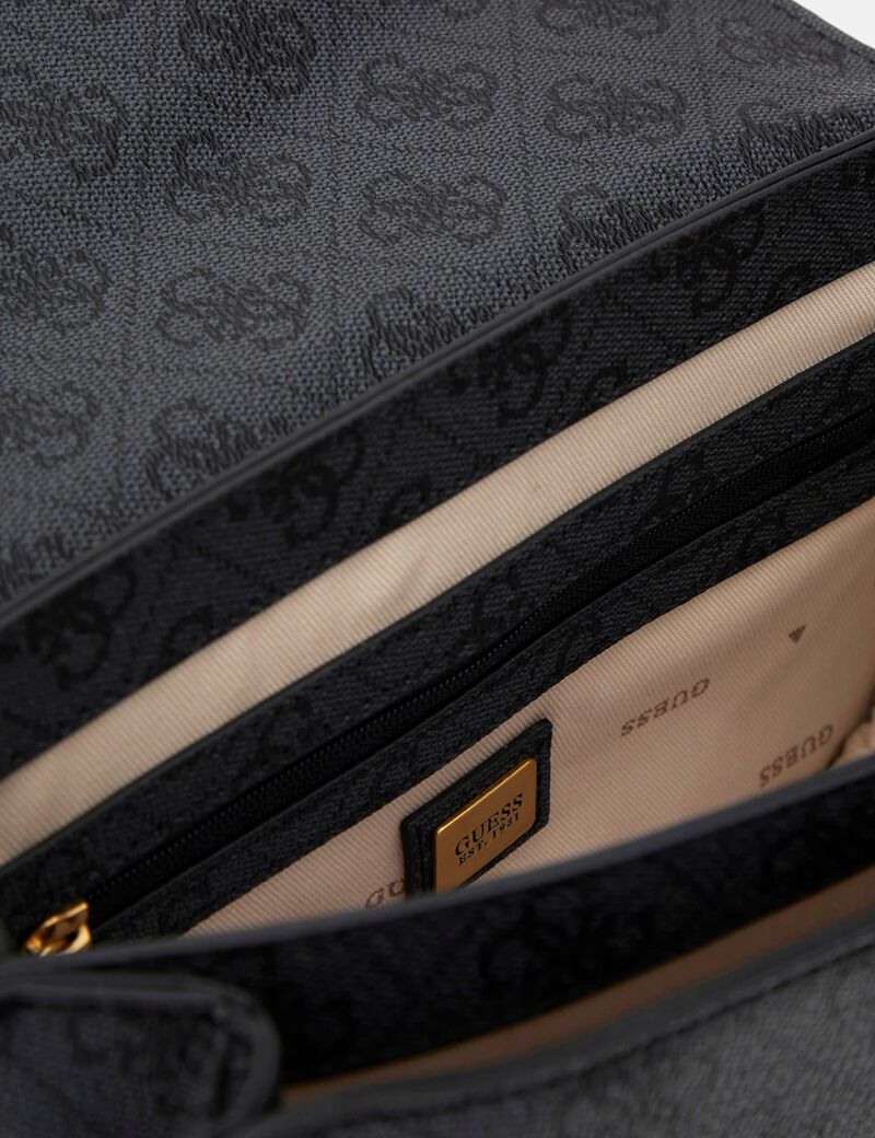 GS James logo handbag