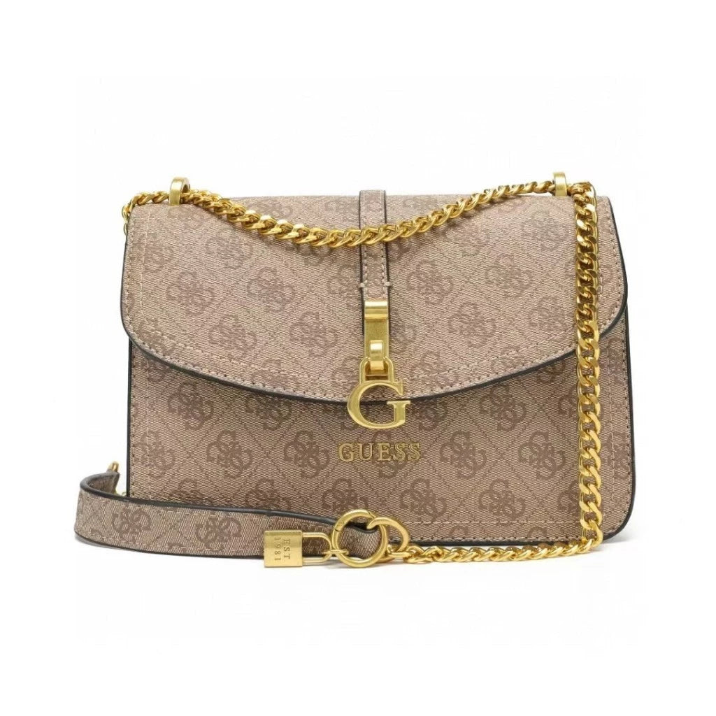 GS James logo handbag