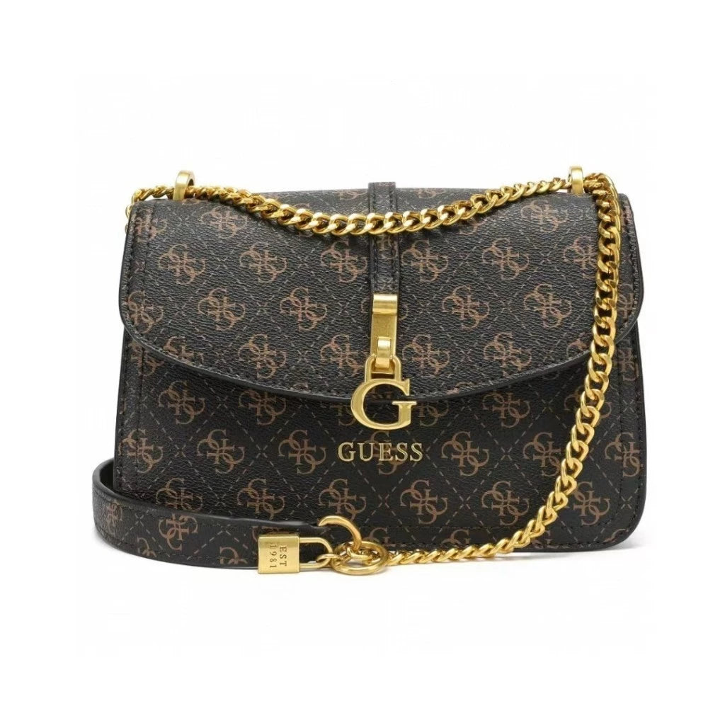 GS James logo handbag