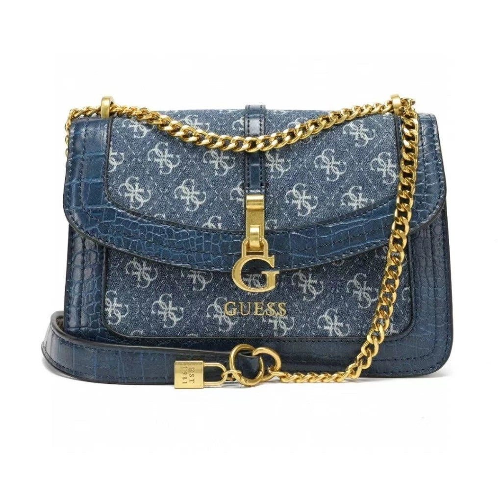 GS James logo handbag