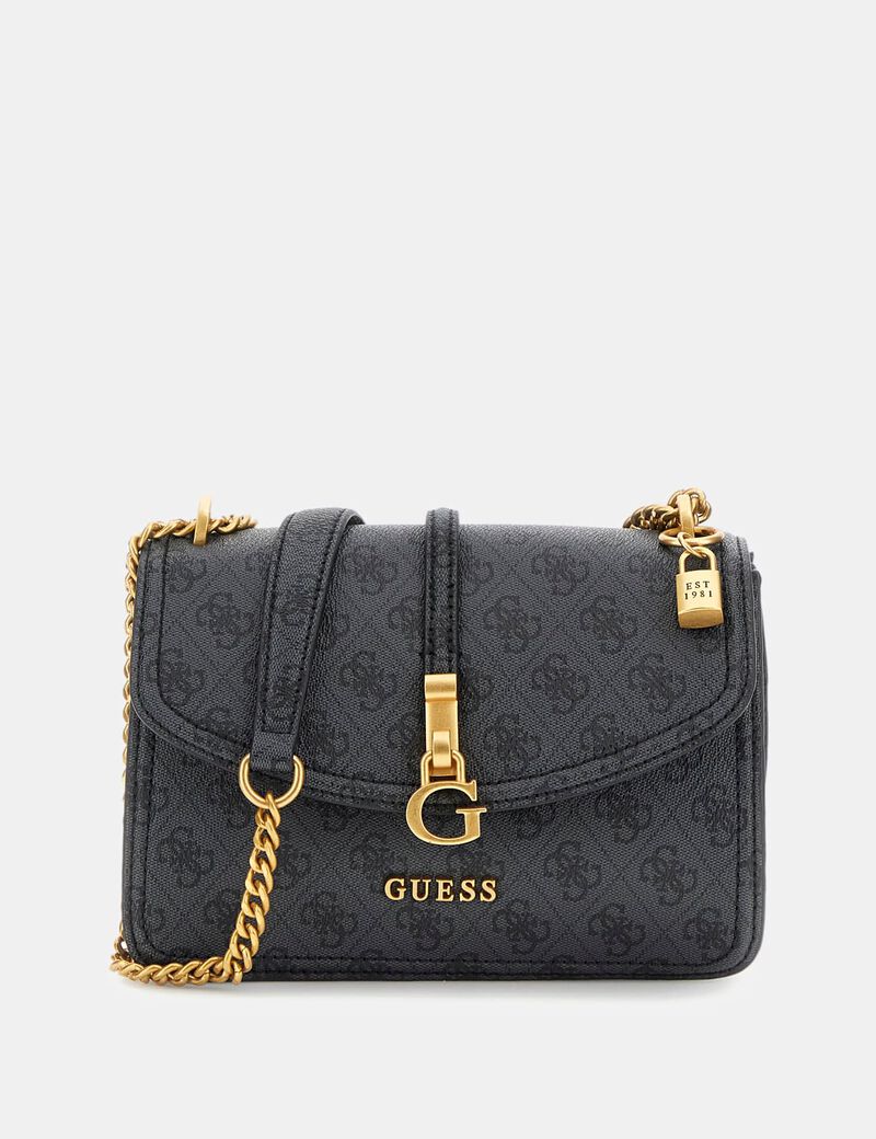 GS James logo handbag