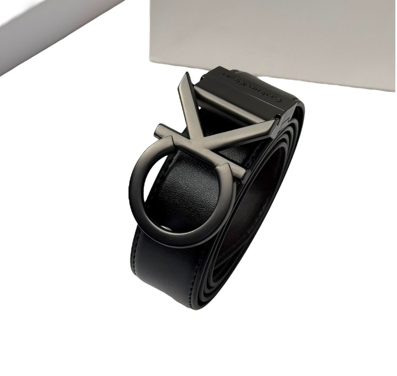 CK Logo Buckle Belt