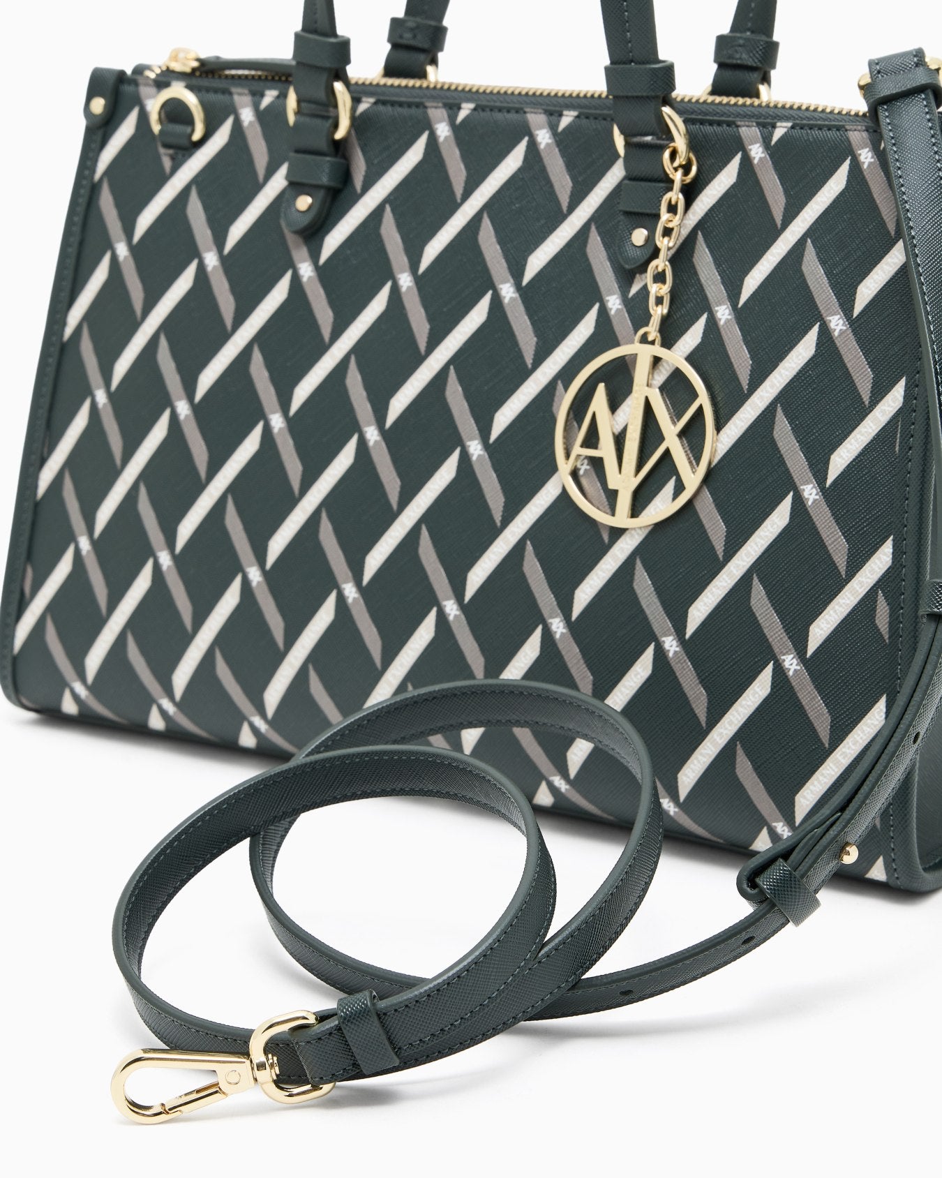 AX Logo Graphic Tote Bag