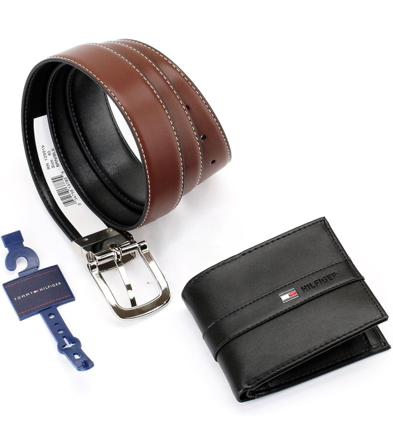 TH Set of Wallet and Double-face Belt