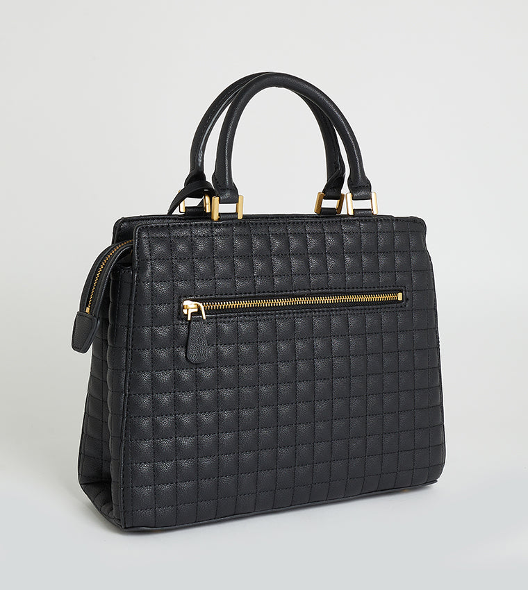 GS Quilted Satchel Bag