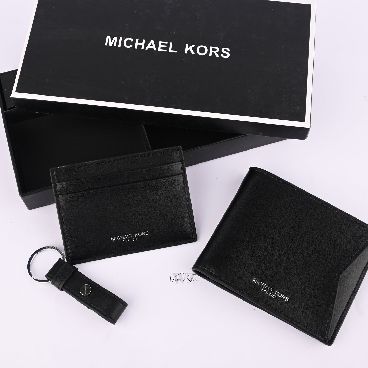 MK Gift Set of Wallet, Cardholder, and Keychain