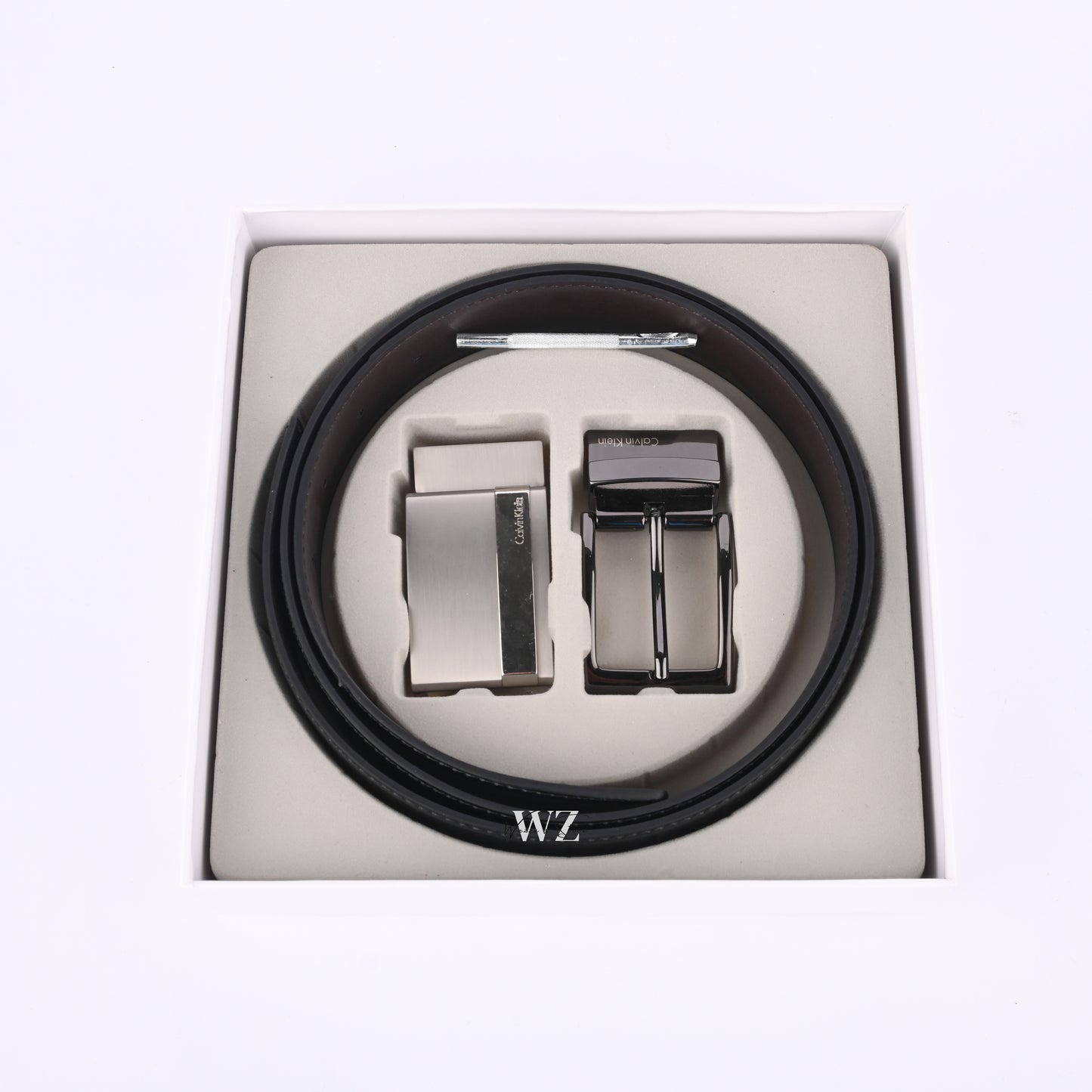 CK Deluxe Double Buckle Belt Set