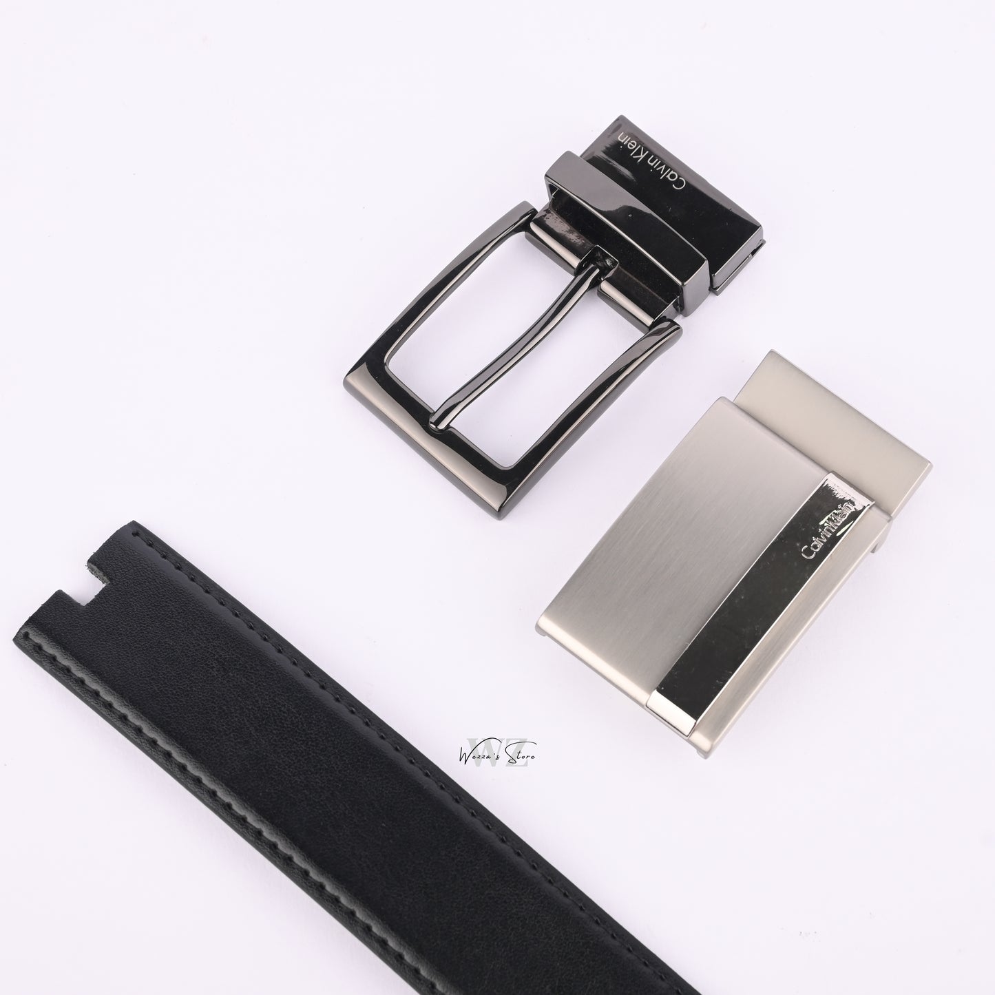 CK Deluxe Double Buckle Belt Set