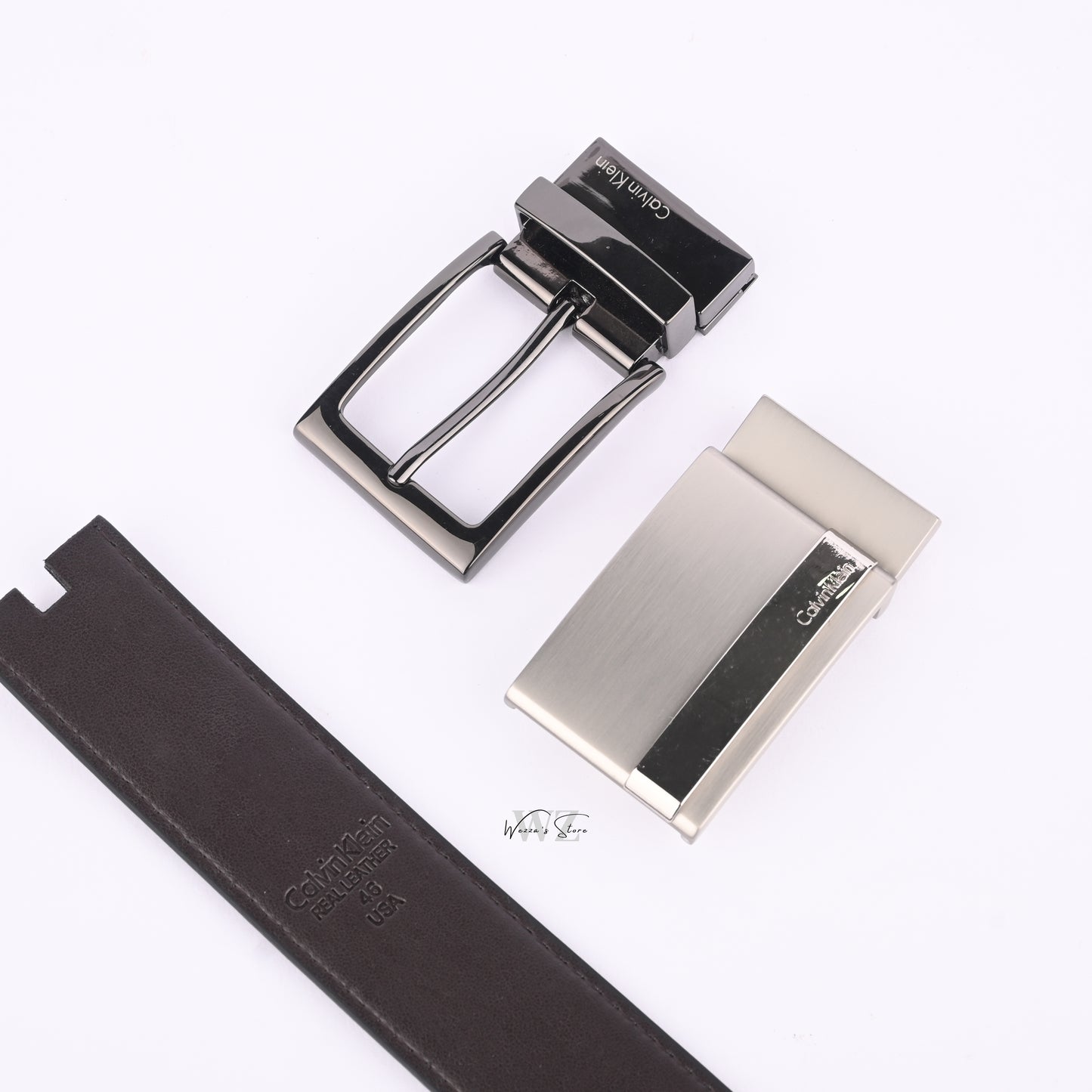 CK Deluxe Double Buckle Belt Set