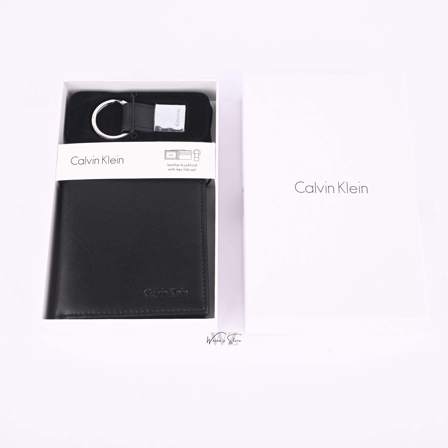 CK Classic Set of Wallet, Cardholder, and Keychain
