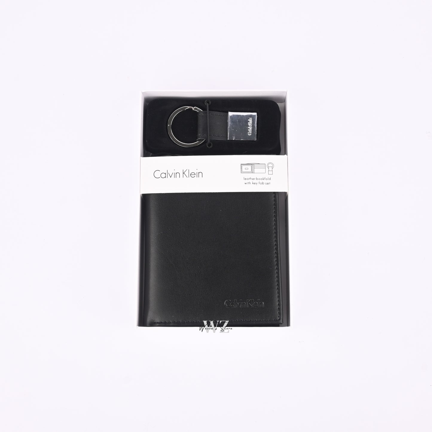 CK Classic Set of Wallet, Cardholder, and Keychain