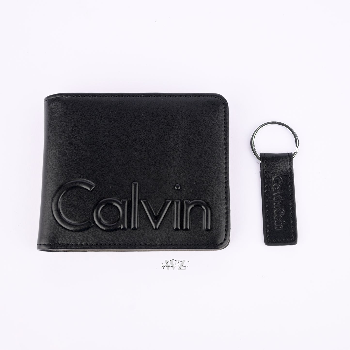 CK Classic Wallet and Keychain Set