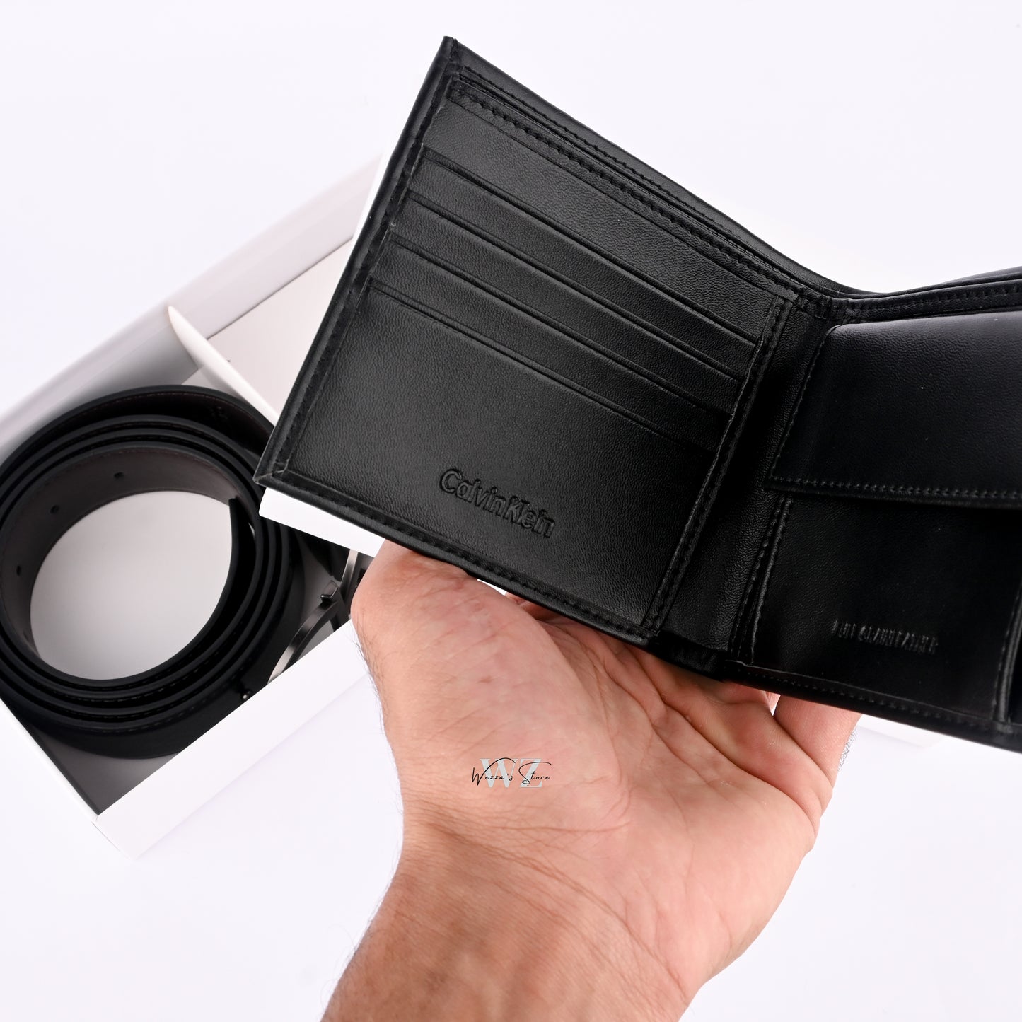 CK Belt and Wallet Gift Set