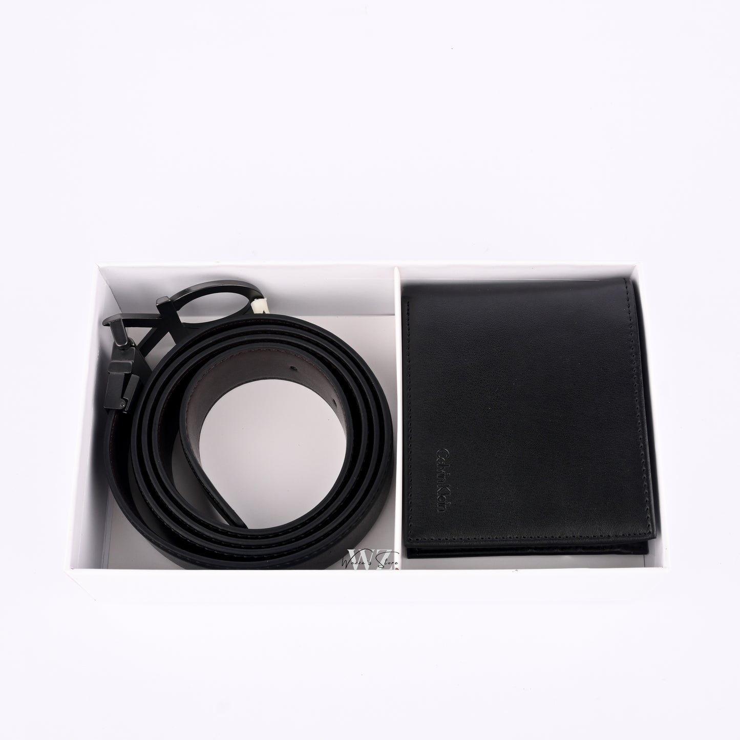 CK Exclusive Belt, Wallet and Cardholder Set