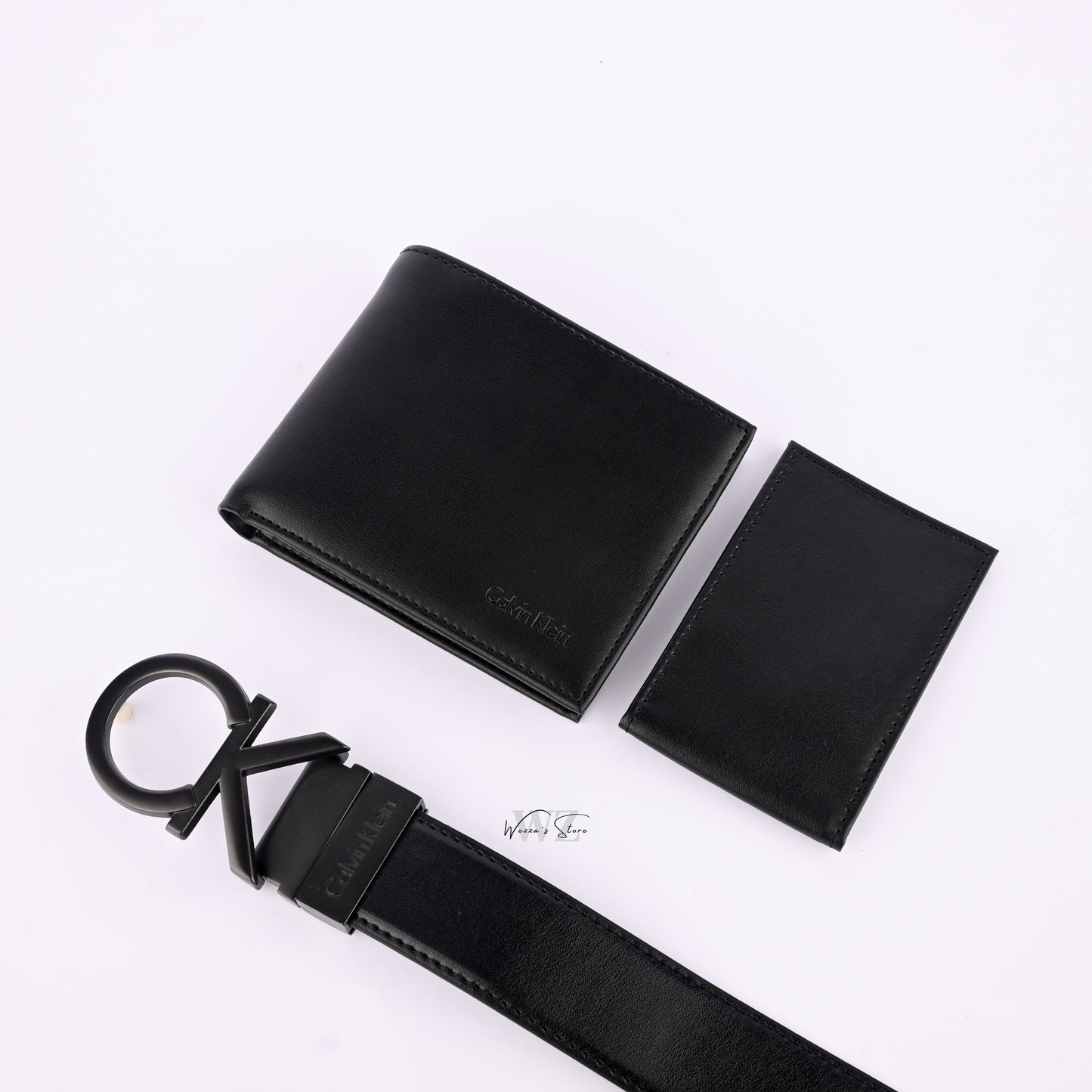 CK Exclusive Belt, Wallet and Cardholder Set