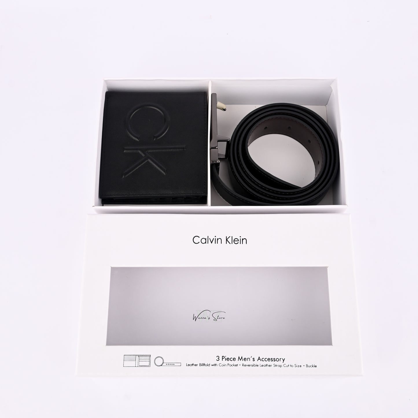 CK Premium Set of Belt and Wallet