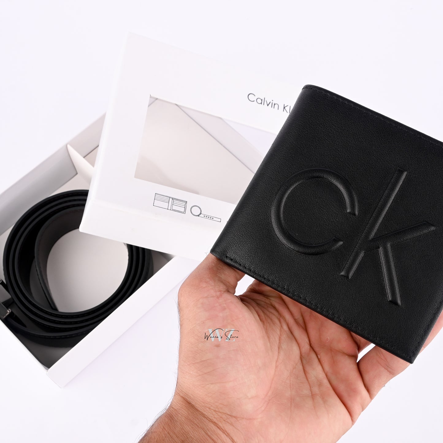 CK Premium Set of Belt and Wallet