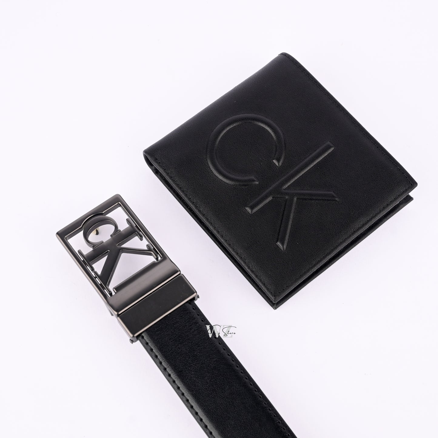 CK Premium Set of Belt and Wallet