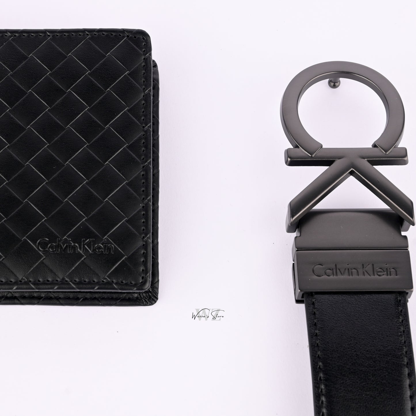 CK Lux Wallet and Belt Set