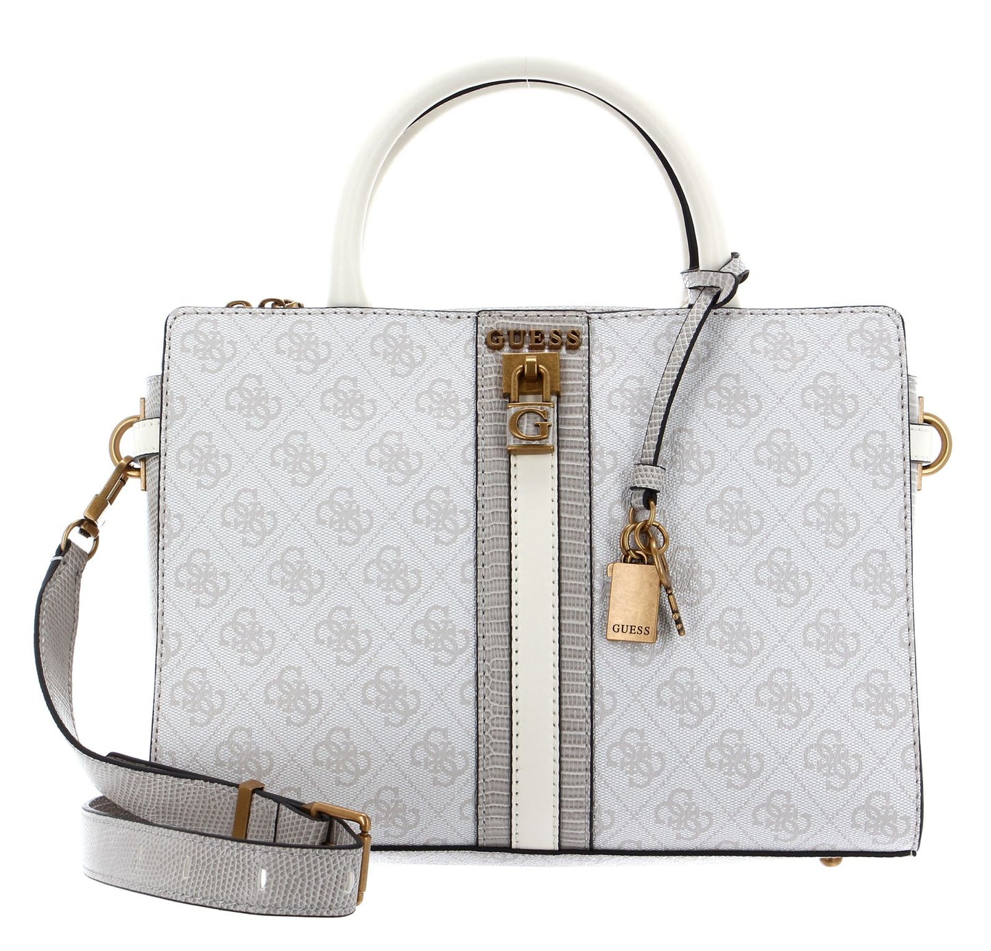 GS Ginevra Python-Print Handbag