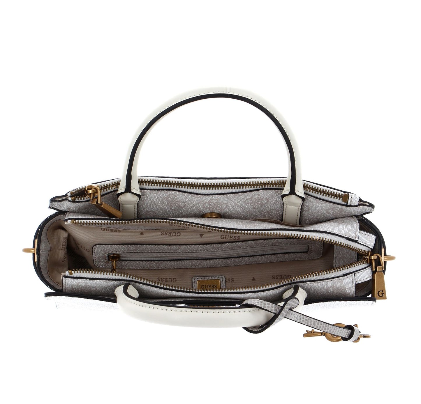 GS Ginevra Python-Print Handbag