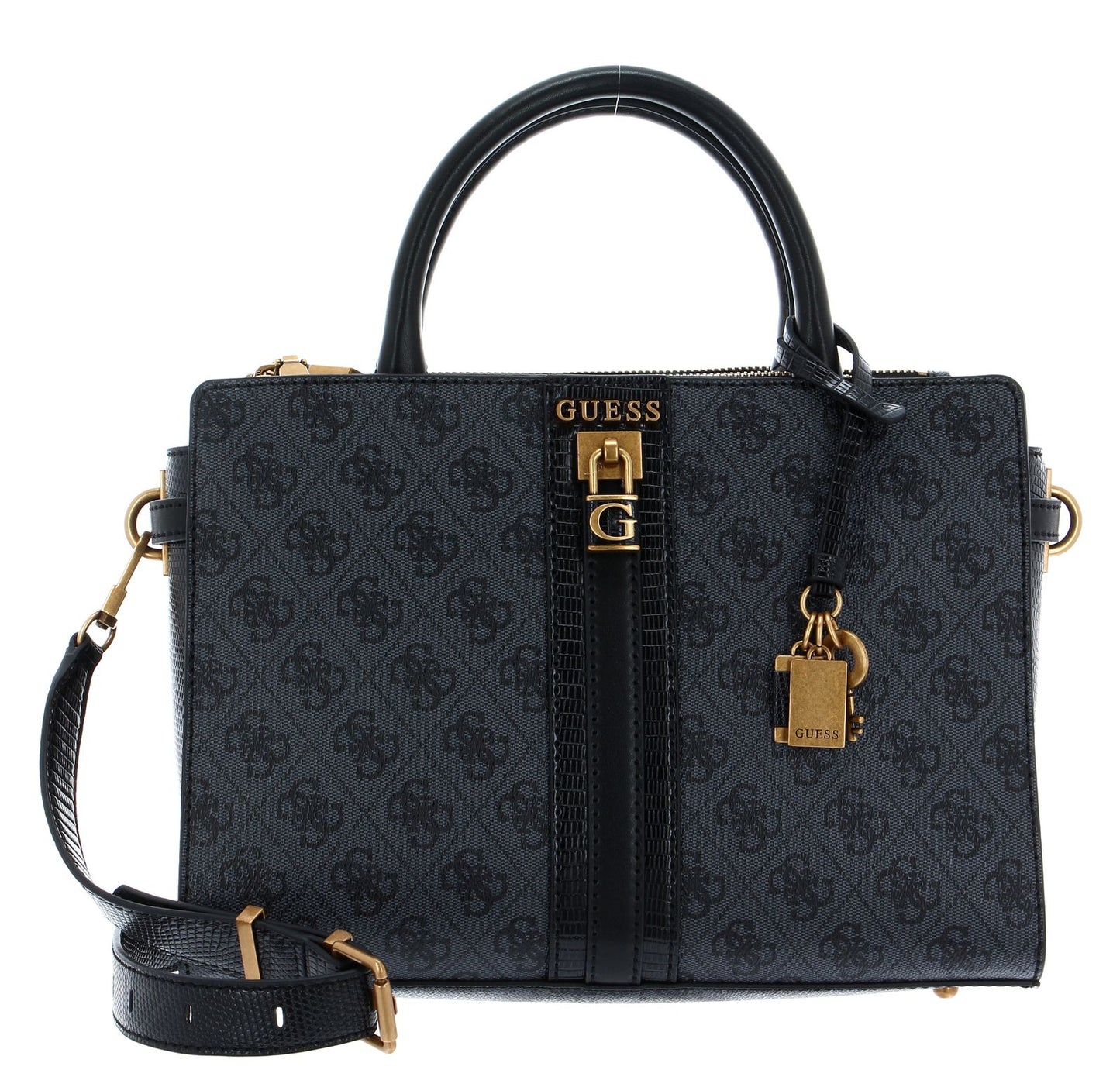 GS Ginevra Python-Print Handbag