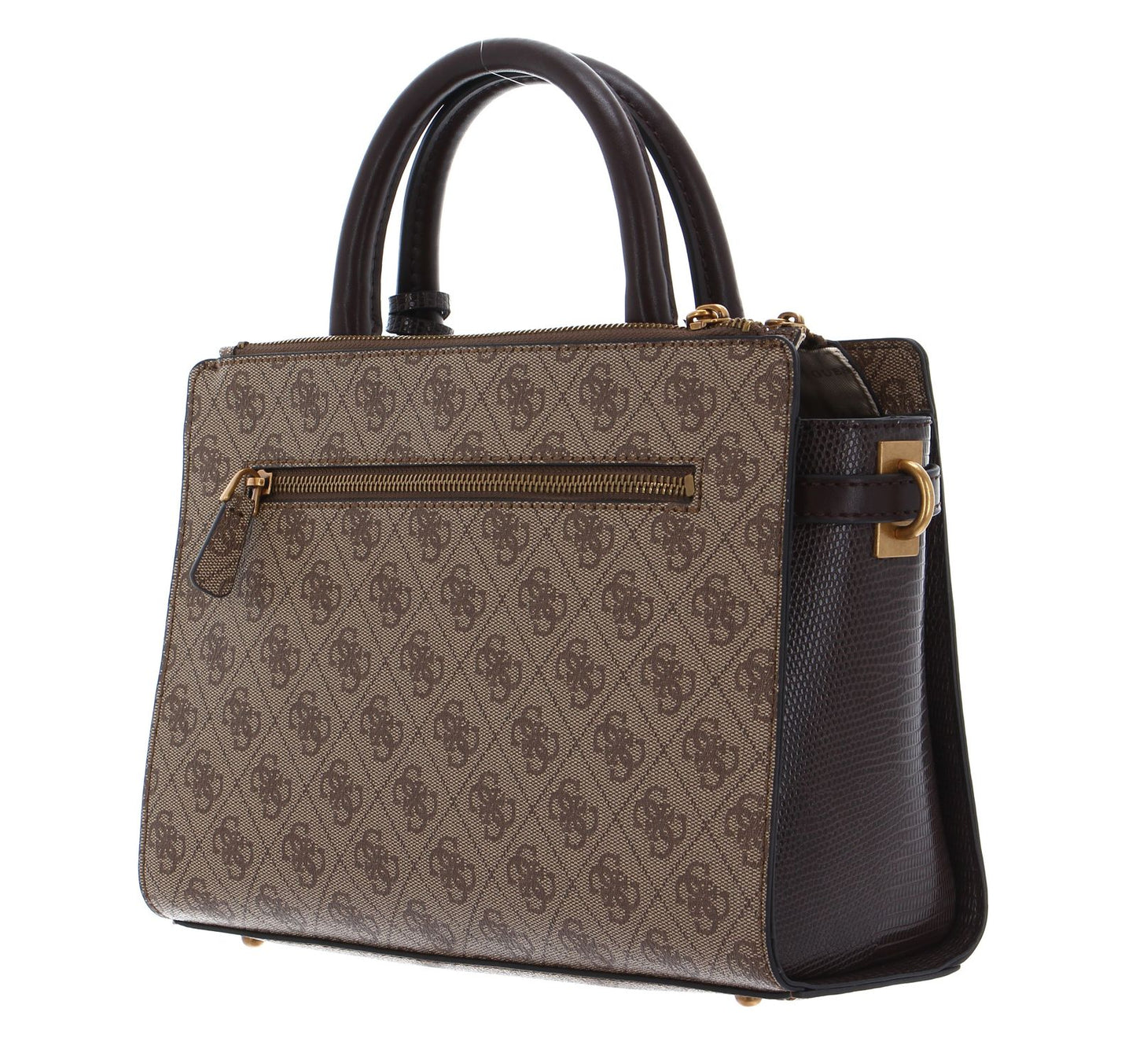 GS Ginevra Python-Print Handbag