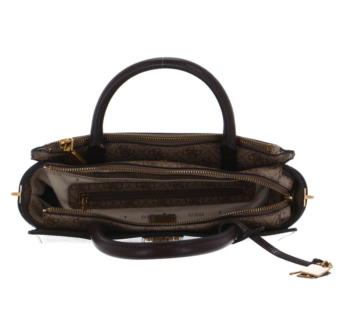 GS Ginevra Python-Print Handbag