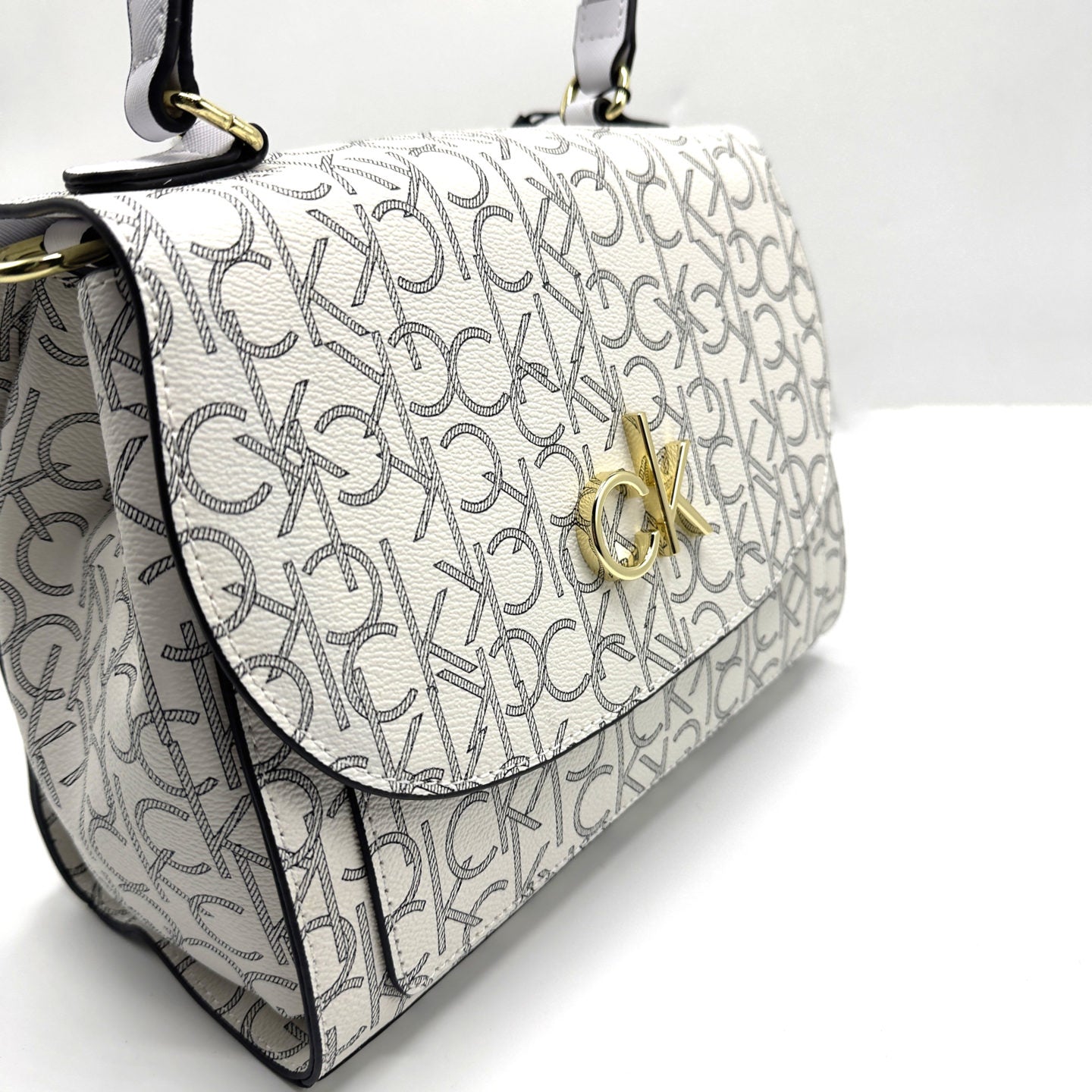 CK Logo Shoulder Bag