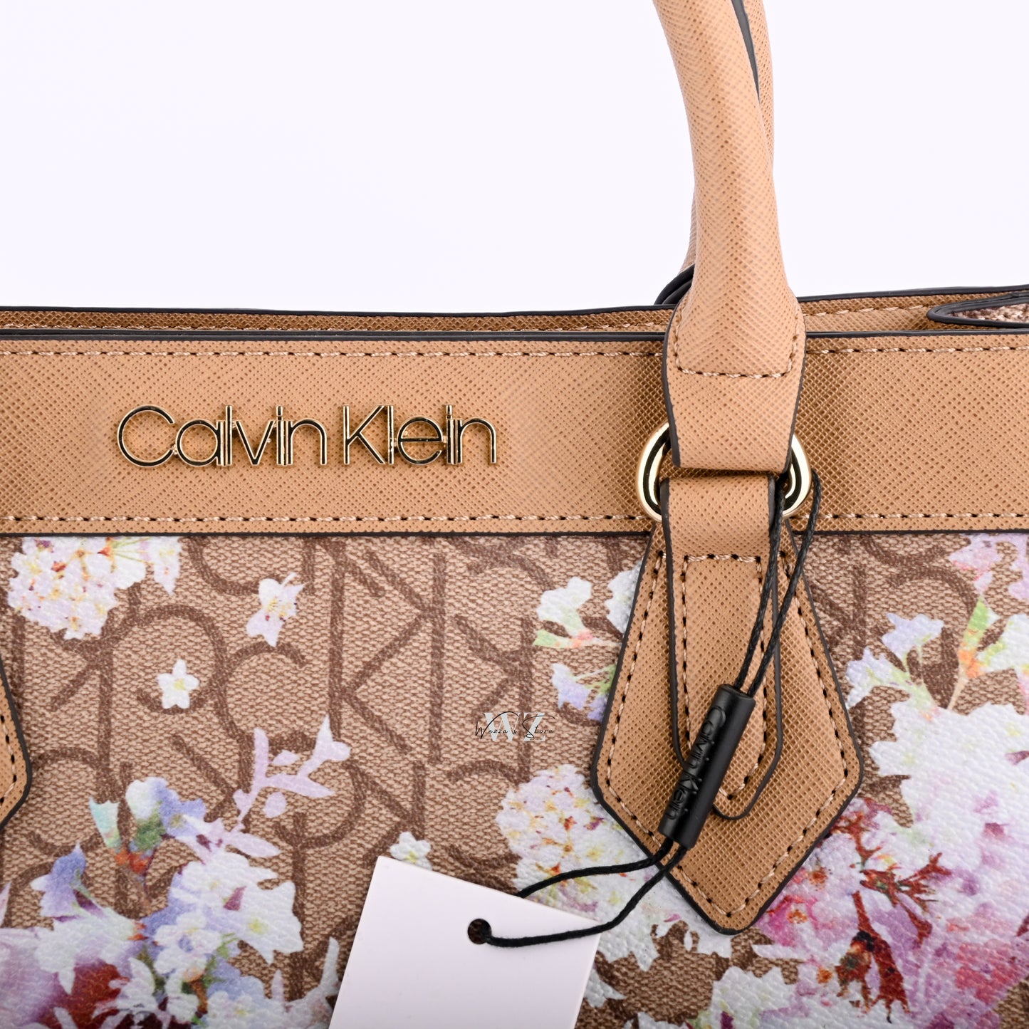 CK Printed Floral Tote Bag