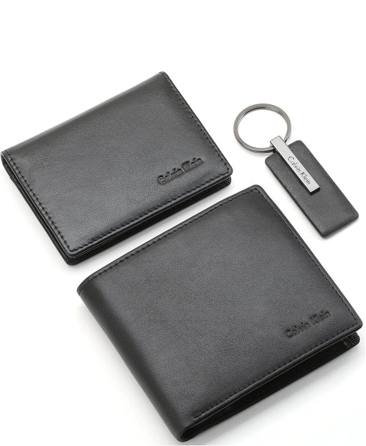 CK Set of Wallet, Cardholder, and Keychain