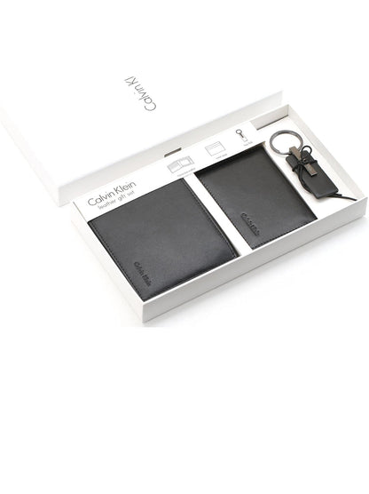 CK Set of Wallet, Cardholder, and Keychain