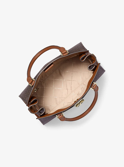Mk Signature Logo Satchel