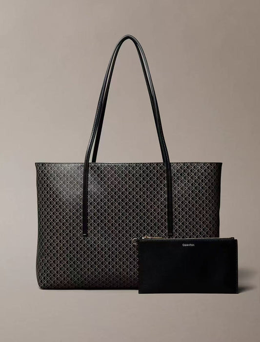 Ck Logo Tote Bag and Pouch