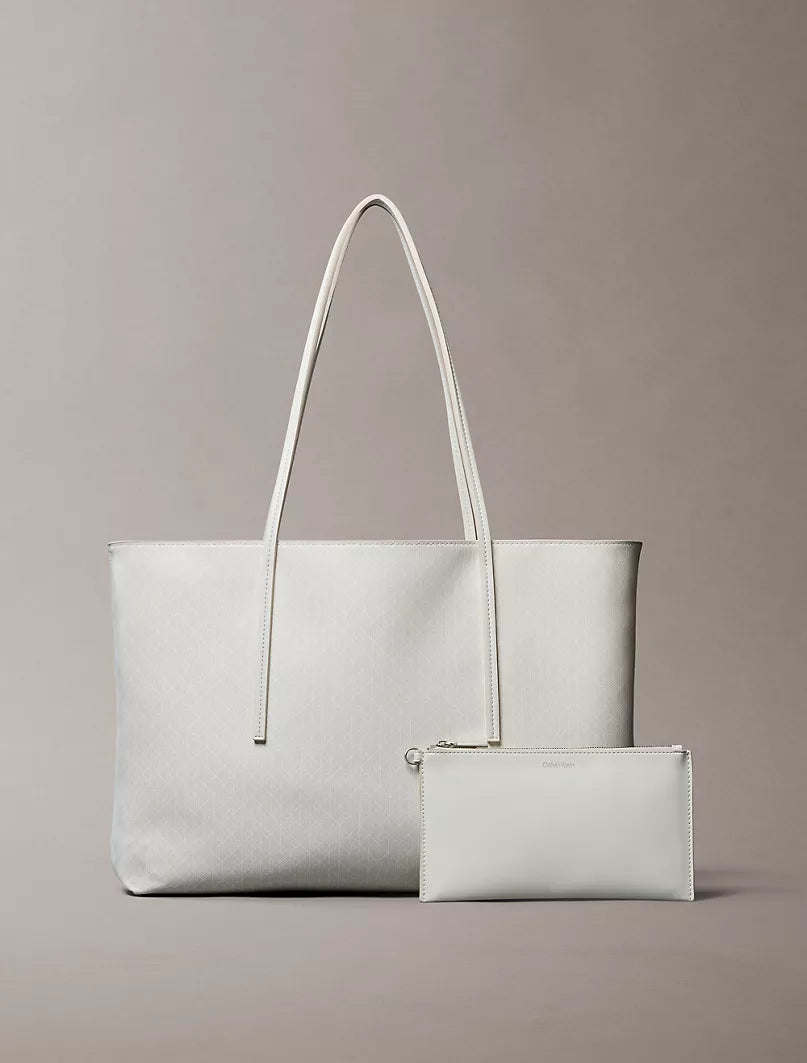 Ck Logo Tote Bag and Pouch