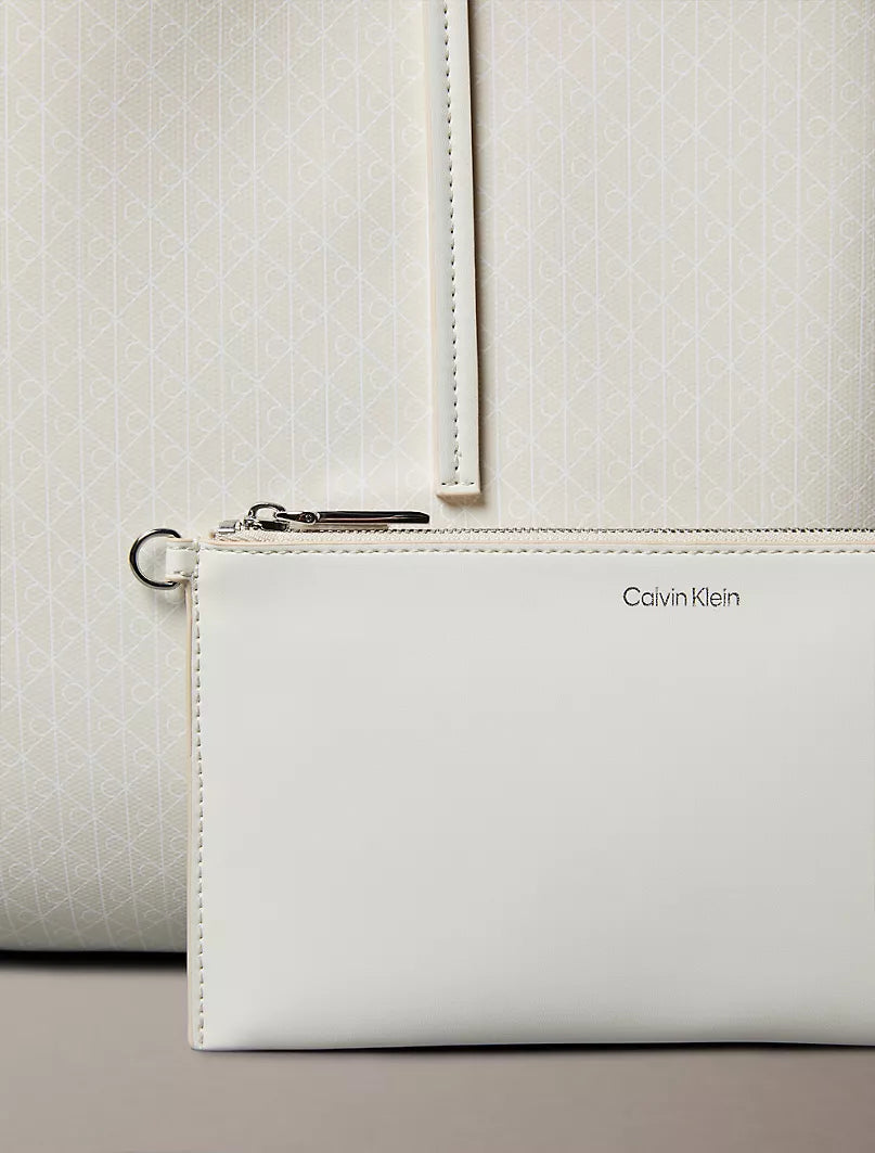 Ck Logo Tote Bag and Pouch