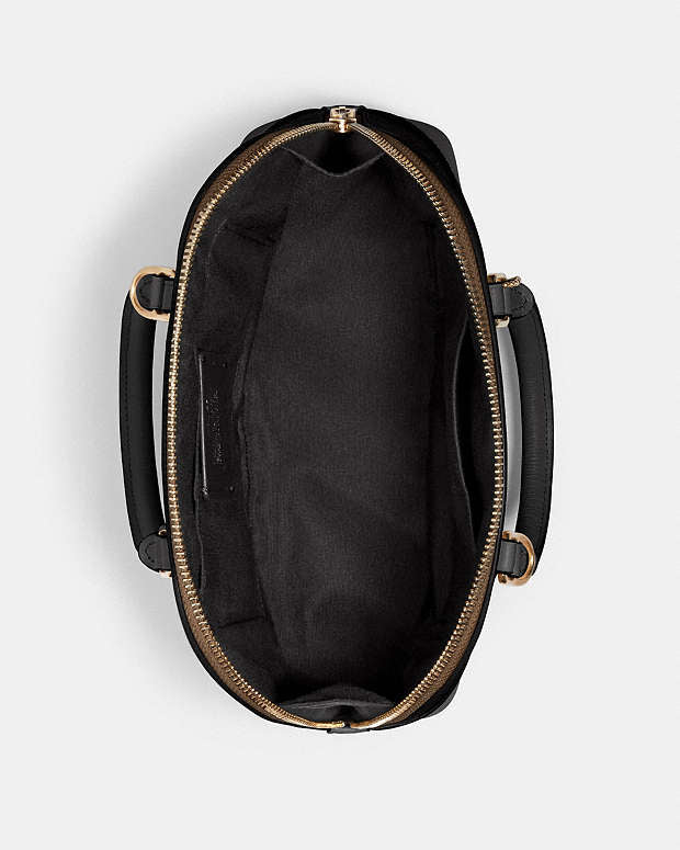 Coated Canvas and Leather Sierra Satchel