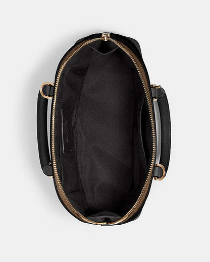 Coated Canvas and Leather Sierra Satchel