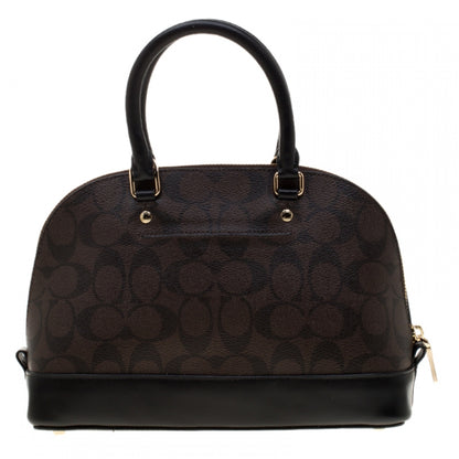 Coated Canvas and Leather Sierra Satchel