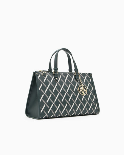 AX Logo Graphic Tote Bag