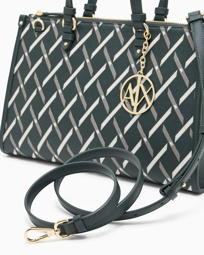 AX Logo Graphic Tote Bag