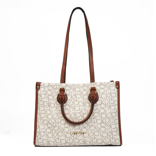 CK Logo Printed Handbag