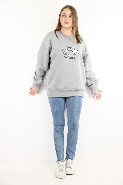 وزه bumps Crewneck in Grey