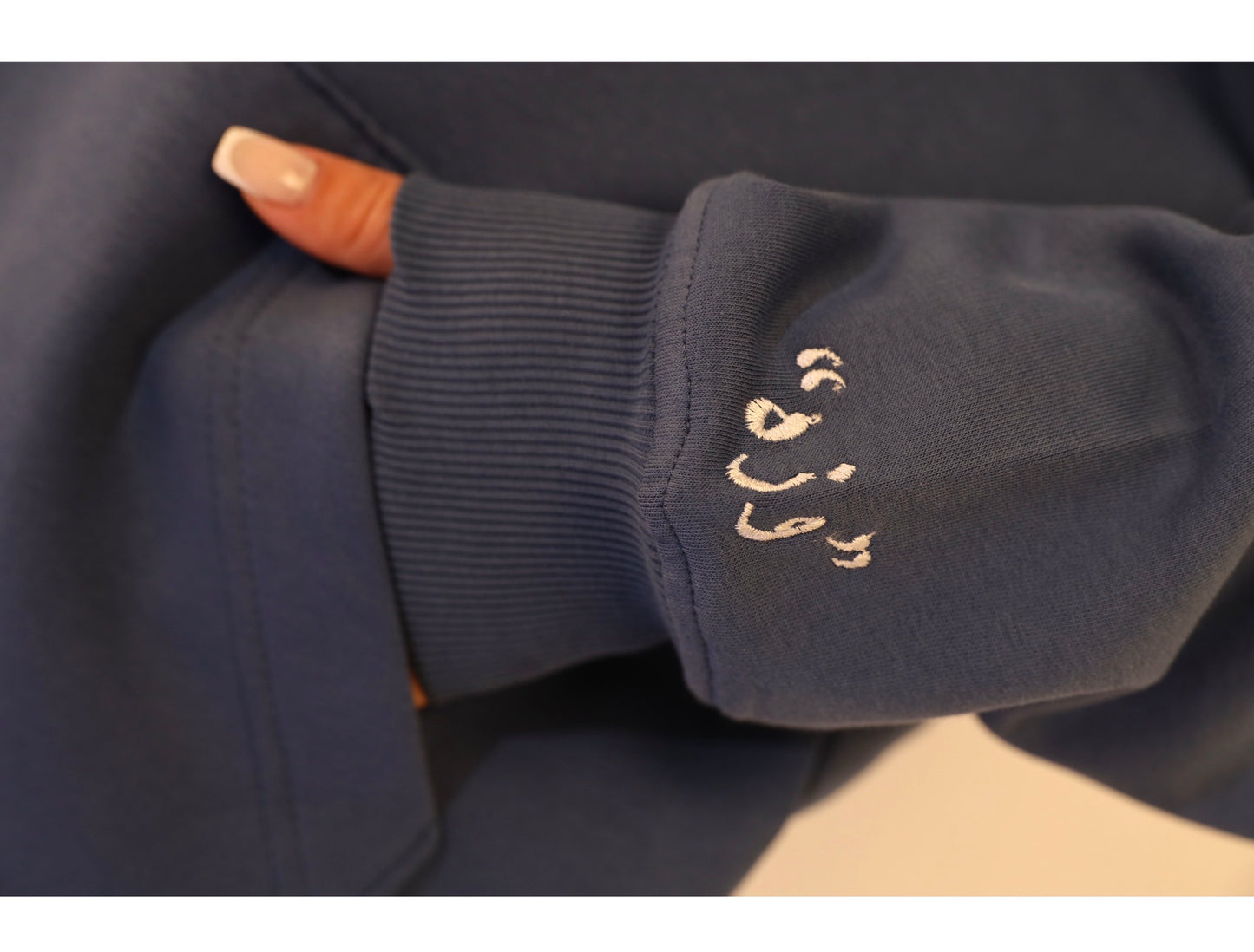 وزه Bumps Hoodie in Blue